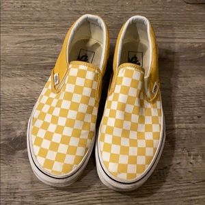 Checkered Slip On Vans